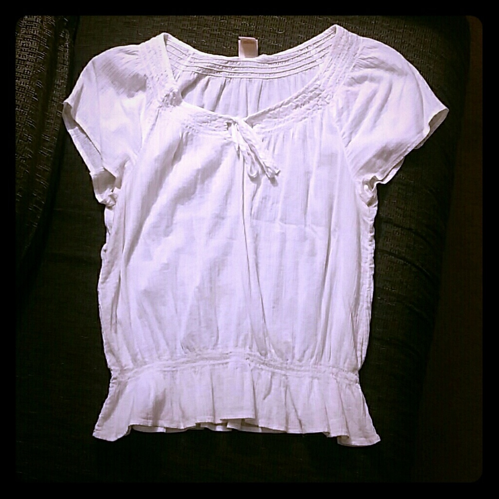 White Mossimo cotton shirt